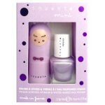 Inuwet mini coffret baume  lvres 3, 5 g guimauve + vernis parfum  l'eau 5 ml myrtille - coffret 2 ...