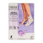 Iroha nature masque pieds peeling acide glycolique et lactique 2 x 20 ml - sachet 2 chaussettes x 20 ...