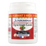 Juvamine vigne rouge cassis 90 comprims - pot 90 comprims
