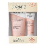 Laboratoires de biarritz cr�me mains r�paratrice bio 50 ml + baume � l�vres r�parateur bio 15 ml - coffret ...
