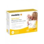 Medela quick clean 5 sachets pour micro - ondes - bo�te 5 sacs
