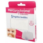 Mercurochrome pitchoune lingettes lavables 12 x 12 cm 5 lingettes - bote 5 lingettes