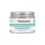Natessance aloe vera pur jus bio �quitable cr�me soyeuse hydratante bio 50 ml - pot 50 ml