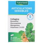 Naturland articulations sensibles 60 v�g�caps - pot 60 v�g�caps