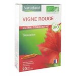 Naturland circulation vigne rouge bio 20 ampoules buvables de 10 ml - boîte 20 ampoules de 10 ml Naturland circulation vigne rouge bio 20 ampoules buvables de 10 ml - boîte 20 ampoules de 10 ml