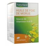 Naturland huile de foie de morue 100 capsules - bote 100 capsules