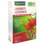 Naturland jambes l�g�res bio 20 ampoules buvables de 10 ml - bo�te 20 ampoules de 10 ml