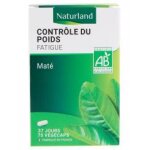 Naturland maté contrôle du poids bio 75 végécaps - pot 75 végécaps Naturland maté contrôle du poids bio 75 végécaps - pot 75 végécaps