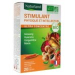 Naturland stimulant physique et intellectuel bio 20 ampoules de 10 ml - bo�te 20 ampoules de 10 ml