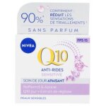 Nivea q10 anti - rides sensitive soin de jour apaisant peaux sensibles fps15 50 ml - pot 50 ml Nivea q10 anti - rides sensitive soin de jour apaisant peaux sensibles fps15 50 ml - pot 50 ml