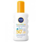 Nivea sun sensitive protect babies & kids spray solaire spf50 + 200 ml - spray 200 ml Nivea sun sensitive protect babies & kids spray solaire spf50 + 200 ml - spray 200 ml