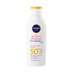 Nivea sun sensitive protection immdiate lait solaire spf50 + 200 ml - flacon 200 ml