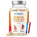 Nutri&co; maca noire bio 120 g�lules - pot 120 g�lules