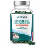 Nutri&co; spiruline bio 120 comprimés - pot 120 comprimés Nutri&co; spiruline bio 120 comprimés - pot 120 comprimés