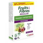Ortis fruits & fibres regular transit intestinal lot de 2 x 30 comprim�s - lot 2 x 30 comprim�s