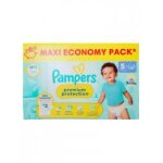 Pampers premium protection skin comfort taille 5 maxi pack 80 couches (11 - 16 kg) - carton 80 couches ...