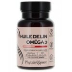 Phytalessence huile de lin omga 3 60 capsules - pot 60 capsules