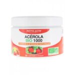 Phyto - actif acérola 1000 bio 90 comprimés - pot 90 comprimés Phyto - actif acérola 1000 bio 90 comprimés - pot 90 comprimés
