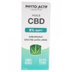 Phyto - actif cbd huile 5% sublinguale 10 ml - flacon compte goutte 10 ml Phyto - actif cbd huile 5% sublinguale 10 ml - flacon compte goutte 10 ml