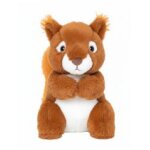 Plic care peluche chaud / froid noisette l'�cureuil - carton 1 bouillotte