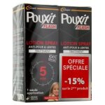 Pouxit flash anti - poux et lentes spray lot de 2 x 150 ml offre spciale - lot 2 x 150 ml