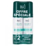 Roc keops spray déodorant fraîcheur lot de 2 x 100 ml - lot 2 x 100 ml Roc keops spray déodorant fraîcheur lot de 2 x 100 ml - lot 2 x 100 ml