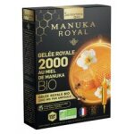 Santarome bio gele royale 2000 miel de manuka bio 20 ampoules - bote 20 ampoules de 10 ml
