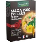 Santarome phyto maca 1500 tribulus ginseng gingembre 20 ampoules - bote 20 ampoules de 10 ml