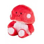 Soframar cozy peluches dhoussables bouillotte champignon rose - sac 1 bouillotte