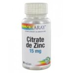 Solaray citrate de zinc 60 capsules v�g�tales - bo�te 60 capsules