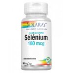 Solaray slnium 100 mcg sans levure 90 vegcaps - pot 90 vegcaps
