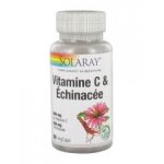 Solaray vitamine c et chinace 60 capsules vgtales - pot 60 capsules