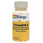 Solaray vitamine e 400 ui 50 glules - bote 50 glules