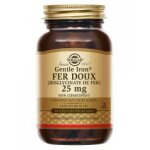 Solgar fer doux 25 mg 90 g�lules v�g�tales - flacon 90 g�lules v�g�tales