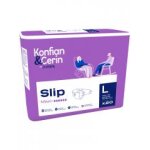 Stentil konfian & cerin slip maxi + 20 changes complets pour adultes taille l - paquet 20 changes complets ...