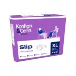 Stentil konfian & cerin slip maxi + 20 changes complets pour adultes taille xl - paquet 20 changes complets ...