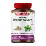 Superdiet argile menthe poivr�e 250 comprim�s - pot 250 comprim�s