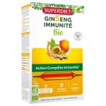 Superdiet ginseng immunit� bio 20 ampoules - bo�te 20 ampoules de 15 ml