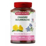 Superdiet onagre bourrache 200 capsules - pot 200 capsules