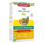 Superdiet pin miel pollen bio 20 ampoules - bote 20 ampoules de 15 ml