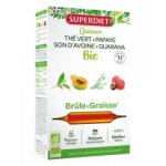 Superdiet quatuor br�le - graisse bio 20 ampoules - bo�te 20 ampoules de 15 ml