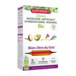 Superdiet quatuor bien - �tre du foie bio 20 ampoules - bo�te 20 ampoules de 10 ml