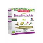 Superdiet quatuor bien - tre du foie bio 20 unidoses - bote 20 unidoses de 15 ml
