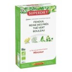 Superdiet quatuor th vert minceur bio 20 ampoules - bote 20 ampoules de 15 ml