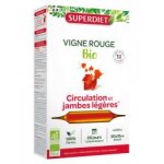Superdiet vigne rouge bio 20 ampoules - bote 20 ampoules de 15 ml