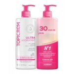 Topicrem ultra - hydratant lait corps lot de 2 x 500 ml - lot 2 produits