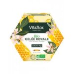Vitaflor gelée royale 1800 mg bio 20 ampoules - boîte 20 ampiules de 10 ml Vitaflor gelée royale 1800 mg bio 20 ampoules - boîte 20 ampiules de 10 ml