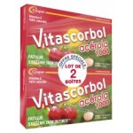 Vitascorbol acérola 1000 lot de 2 x 30 comprimés à croquer - lot 2 x 30 comprimés Vitascorbol acérola 1000 lot de 2 x 30 comprimés à croquer - lot 2 x 30 comprimés