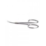 Vitry ciseaux  peaux lames courbes inox - blister 1 paire de ciseaux