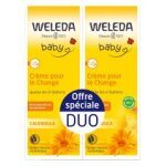 Weleda baby crme pour le change calendula lot de 2 x 75 ml - lot 2 x 75 ml